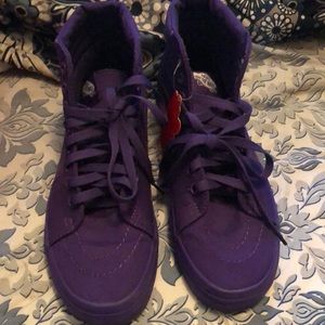 Purple Sk8 Hi Vans